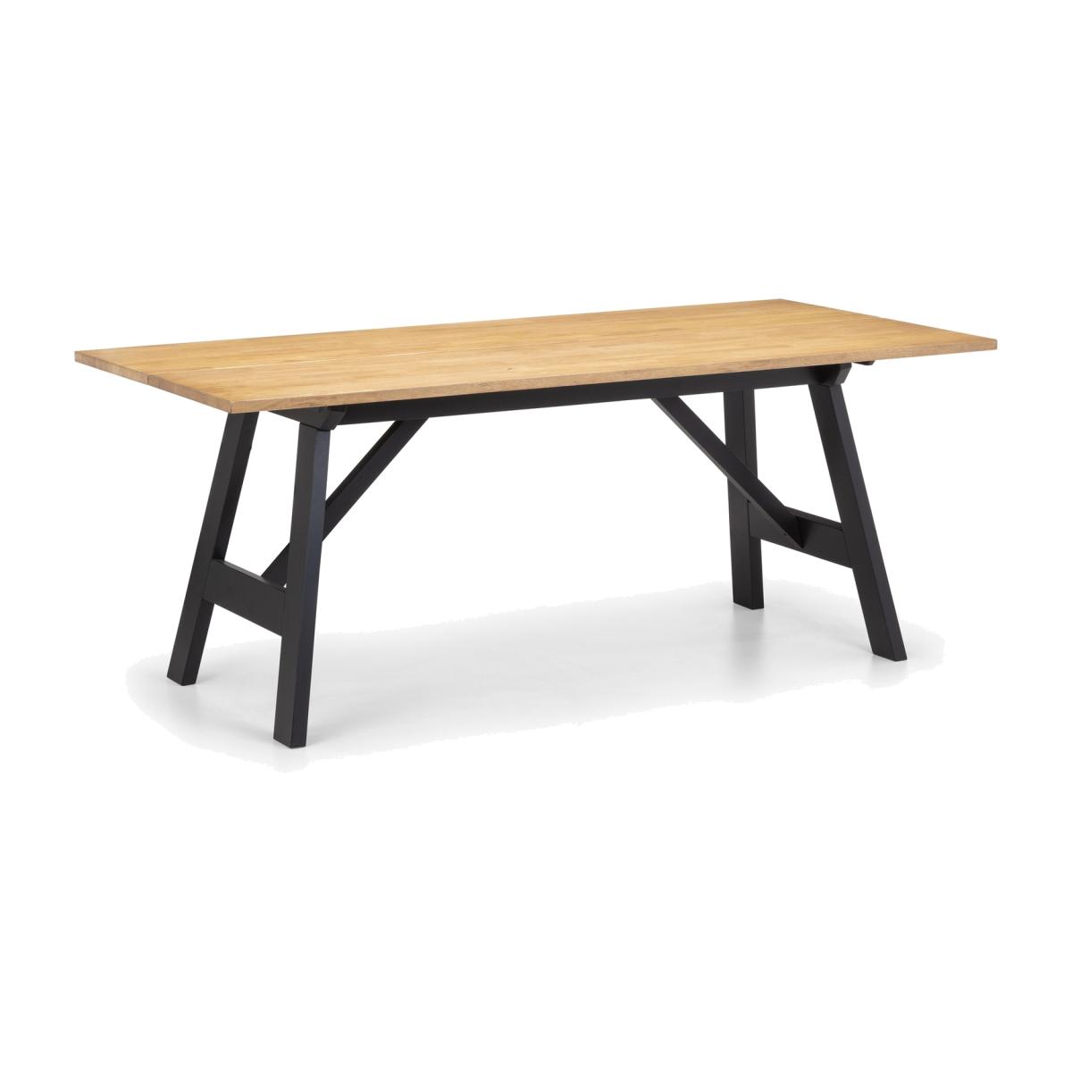 Hockley Table Black and Oak - Black & Oak