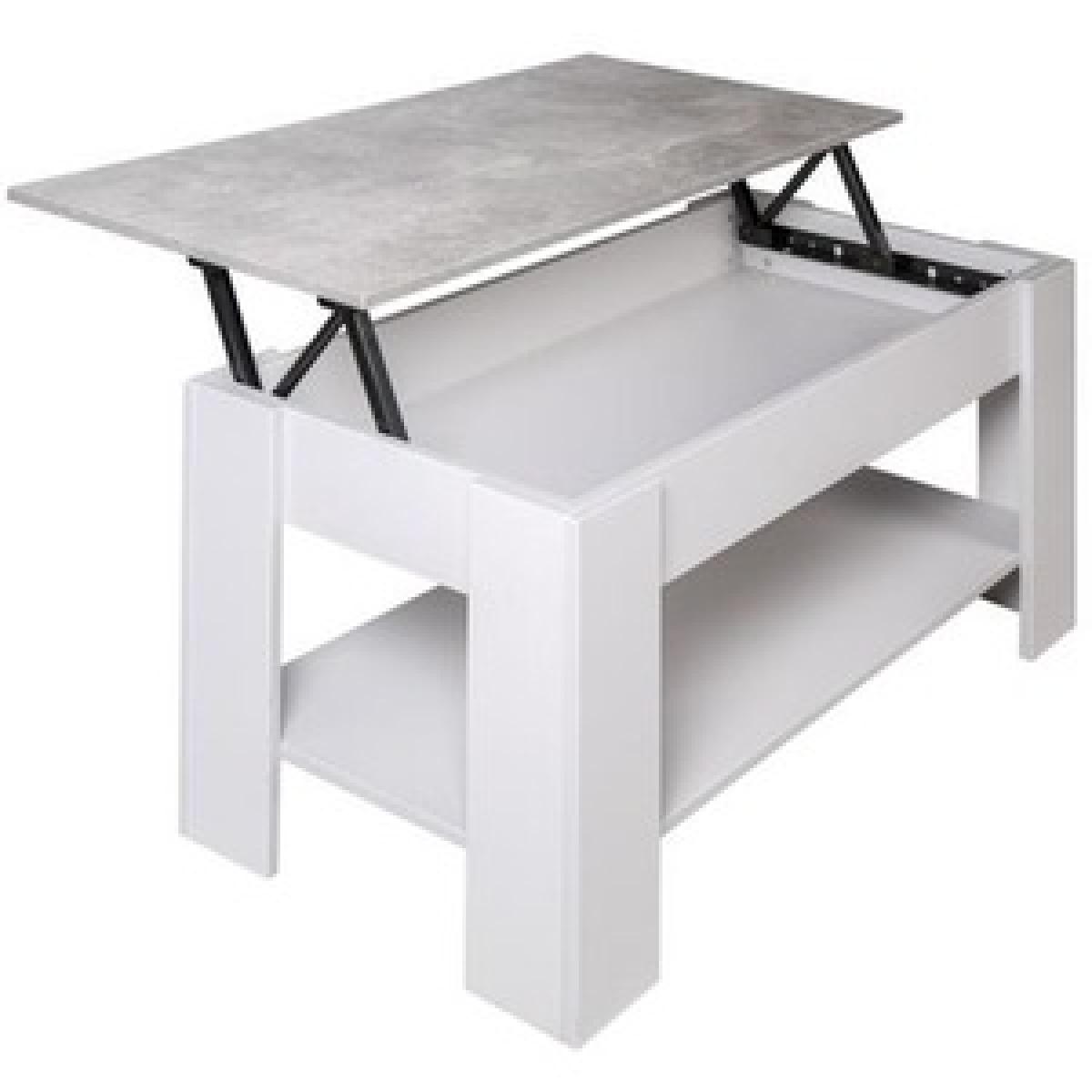 Kosy Koala Marble and Stone Grey Effect Coffee Table - Stone Grey – image 11