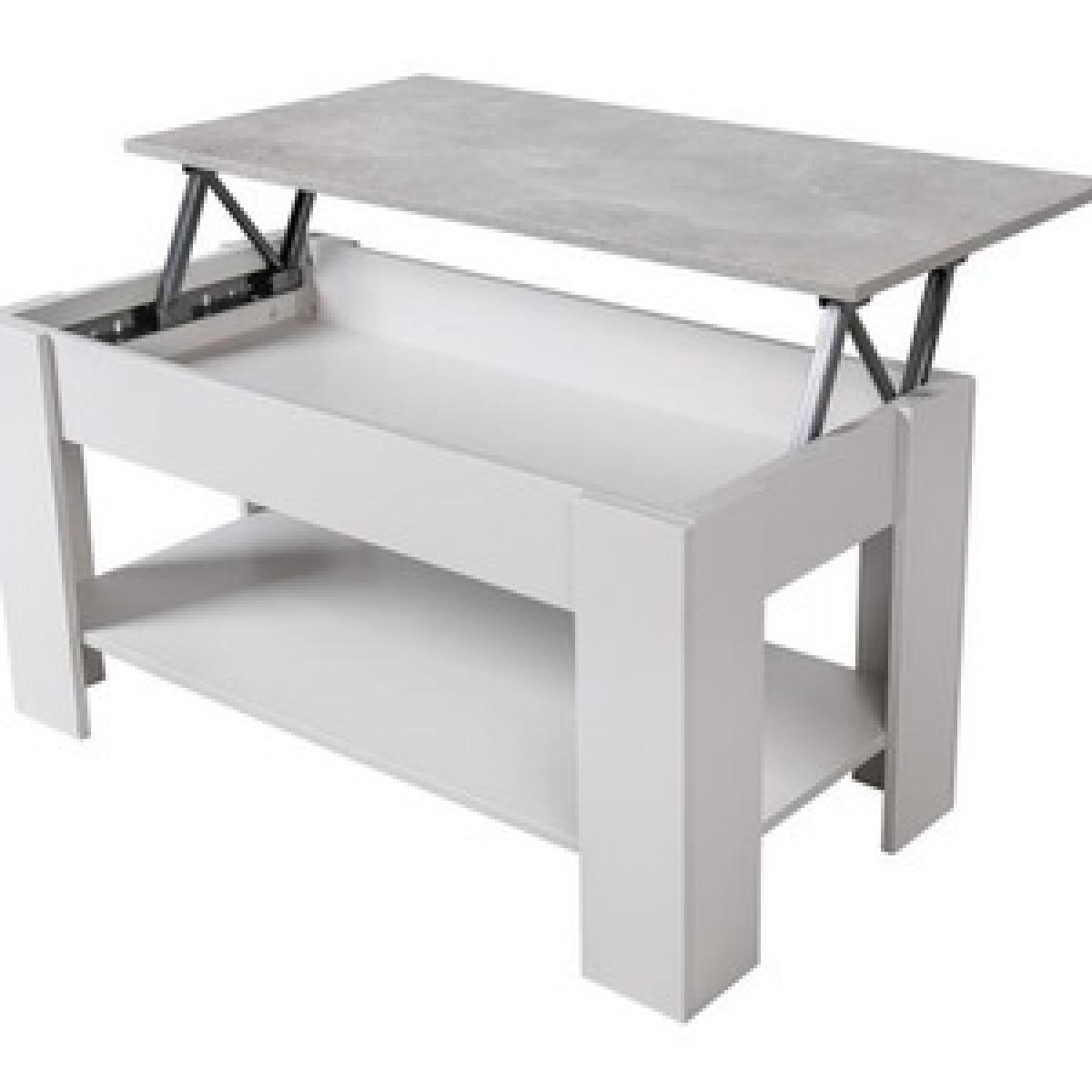 Kosy Koala Marble and Stone Grey Effect Coffee Table - Stone Grey – image 12