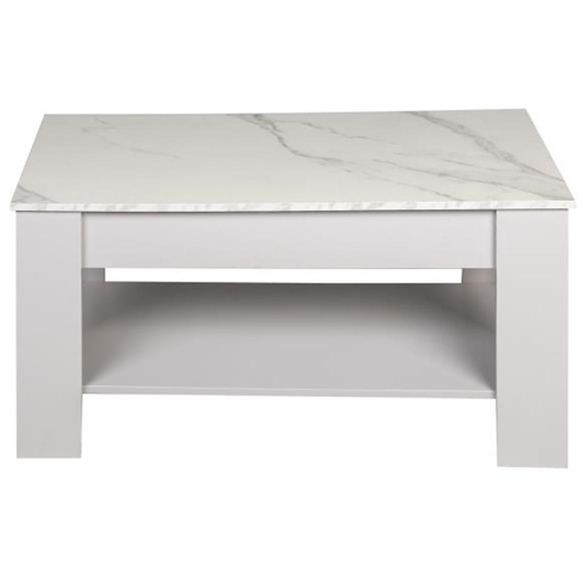 Kosy Koala Marble and Stone Grey Effect Coffee Table - Stone Grey – image 6