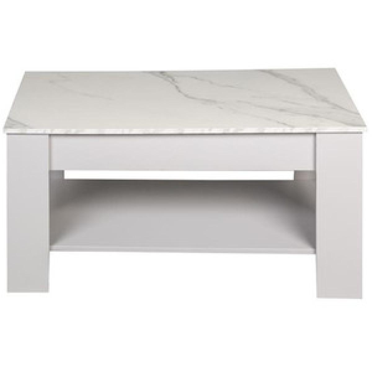 Kosy Koala Marble and Stone Grey Effect Coffee Table - Stone Grey – image 8