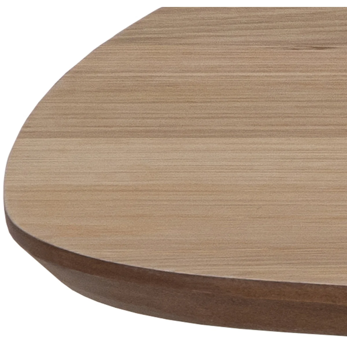 Caracas Rectangular Coffee Table in Oak and Matt Black - Oak & Black – image 4