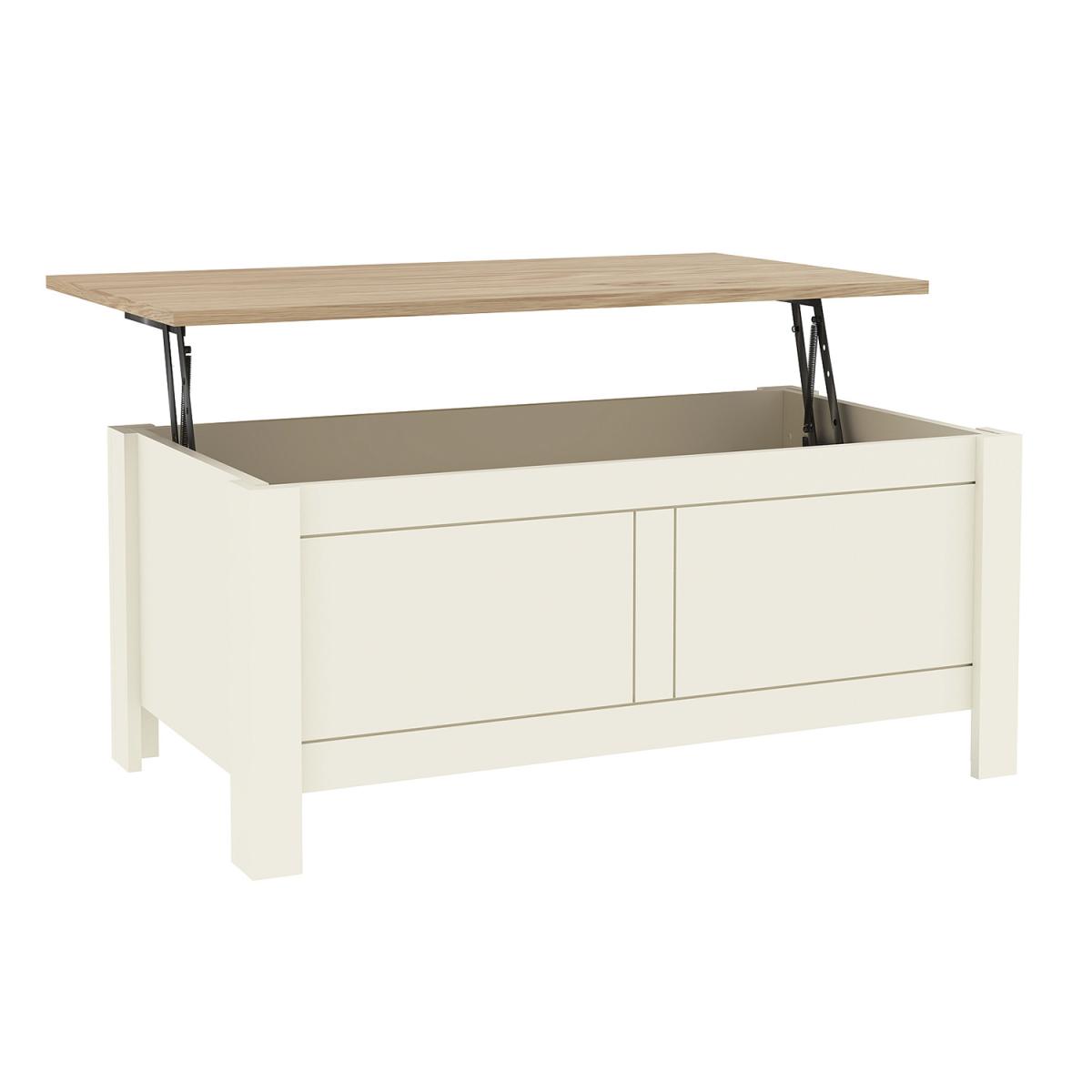 Lexington Lift Up Coffee Table - Cream – image 2