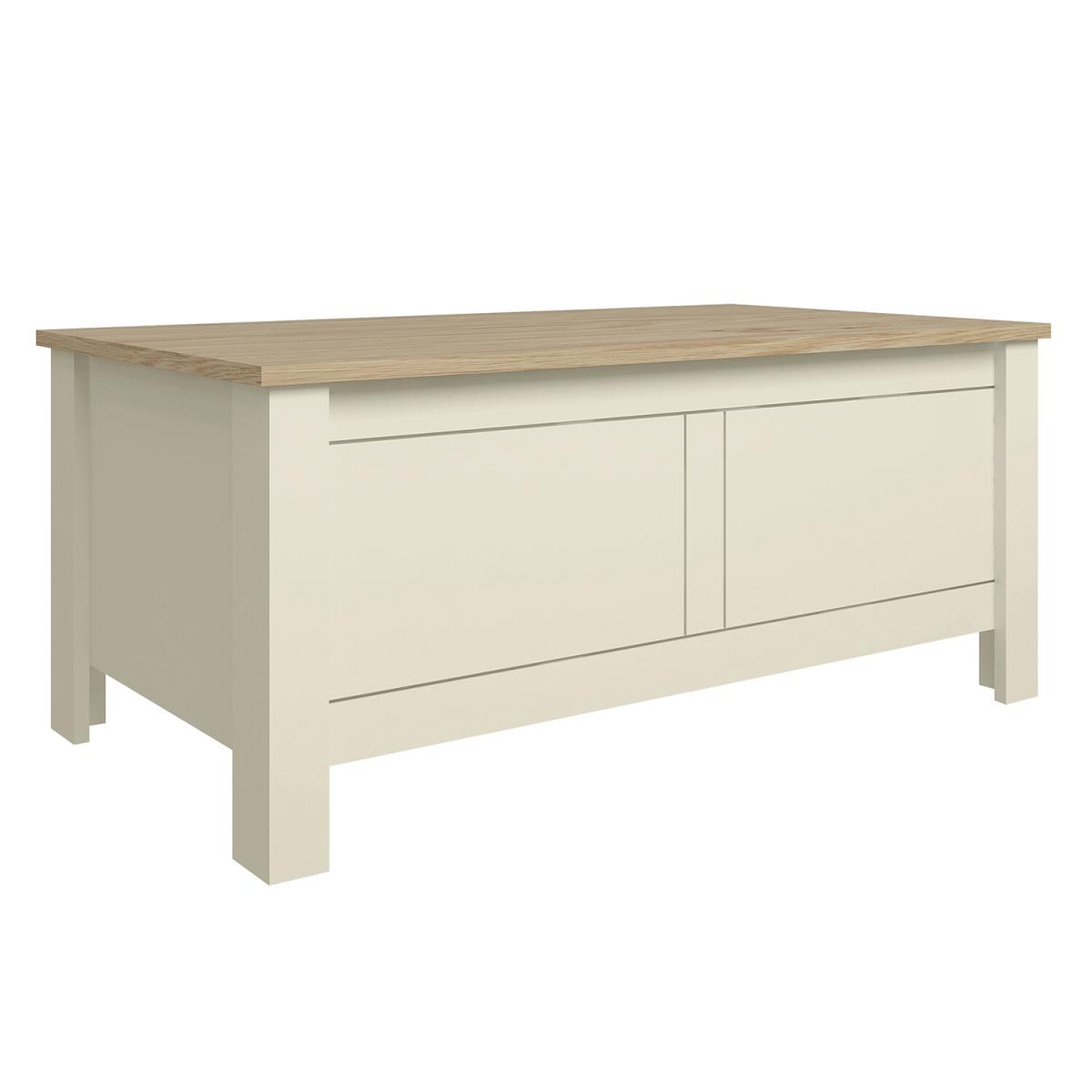 Lexington Lift Up Coffee Table - Cream – image 4
