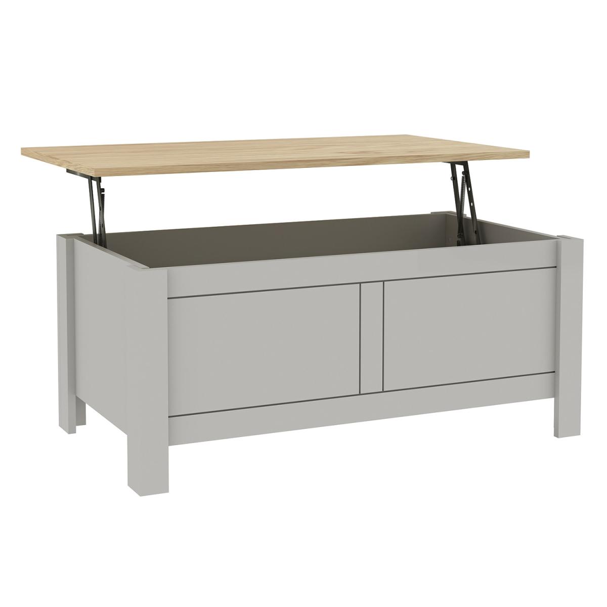 Lexington Lift Up Coffee Table - Cream – image 5