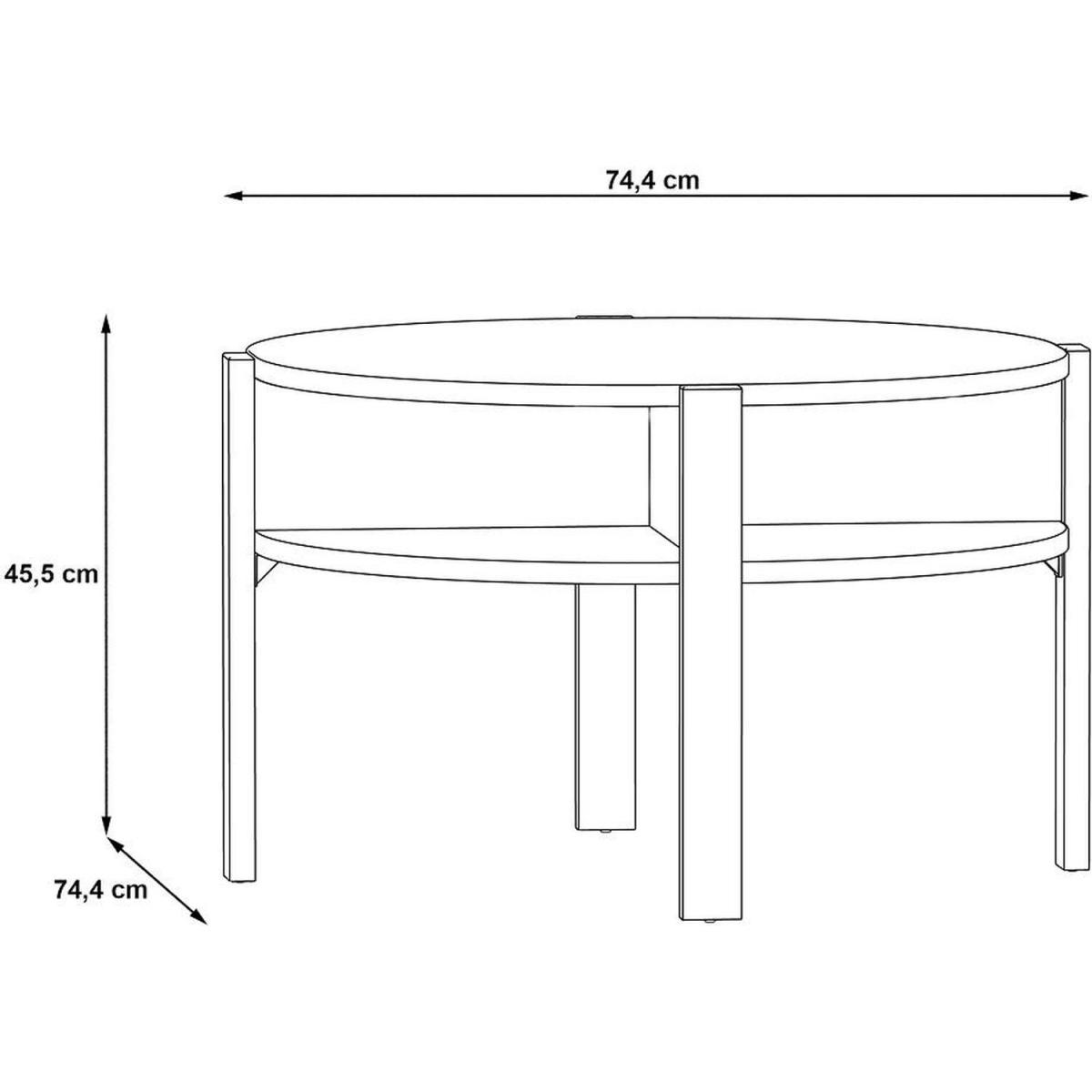 Tobago Coffee Table - Black - Black – image 3