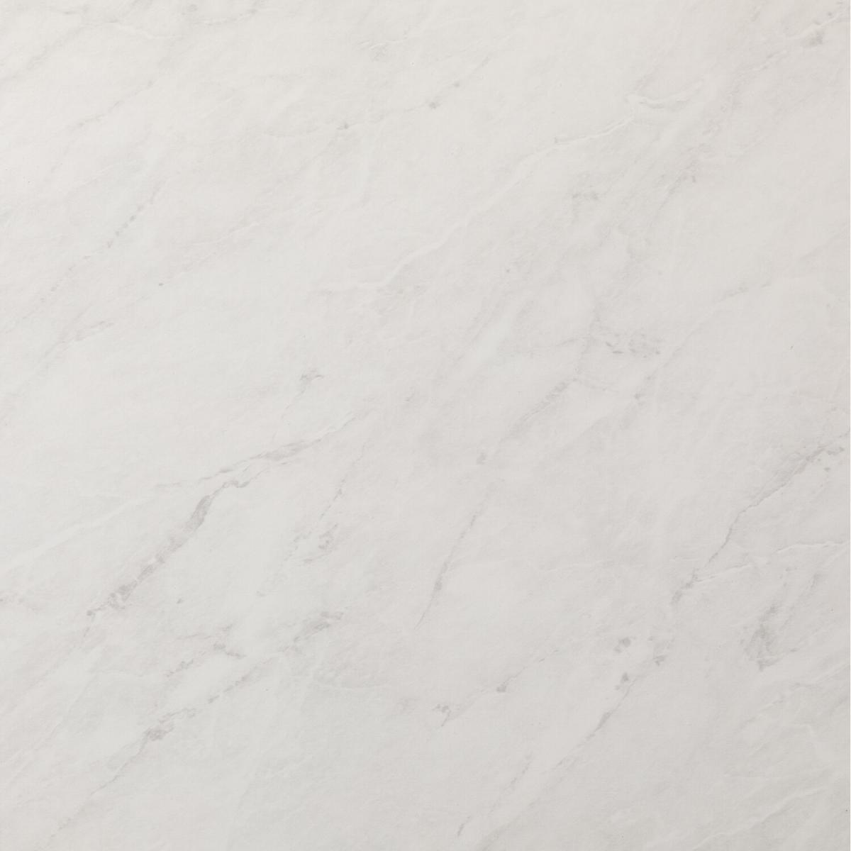 Nika Round Coffee Table White Marble Effect and Black Metal - White Marble Effect – image 2