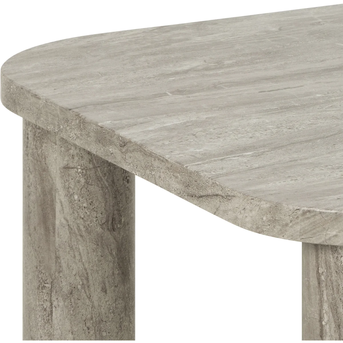 Solano Rectangular Coffee Table in grey 100 x 75 cm - Grey – image 2