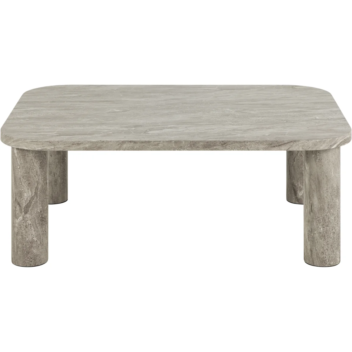 Solano Rectangular Coffee Table in grey 100 x 75 cm - Grey – image 4