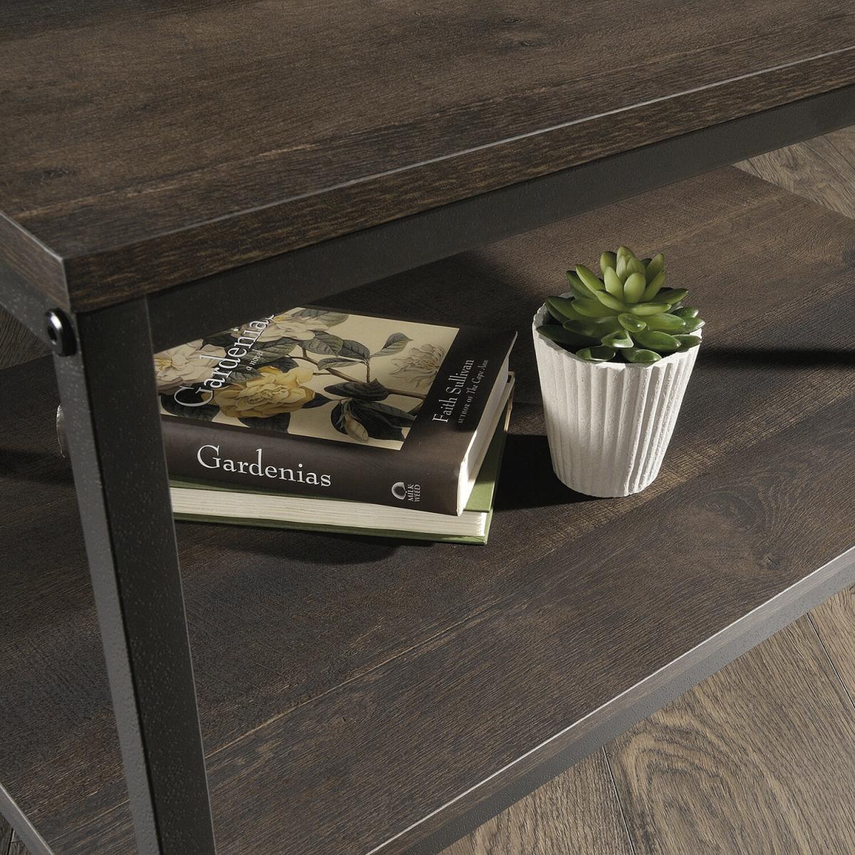 Industrial Style Coffee Table - Smoked Oak – image 4