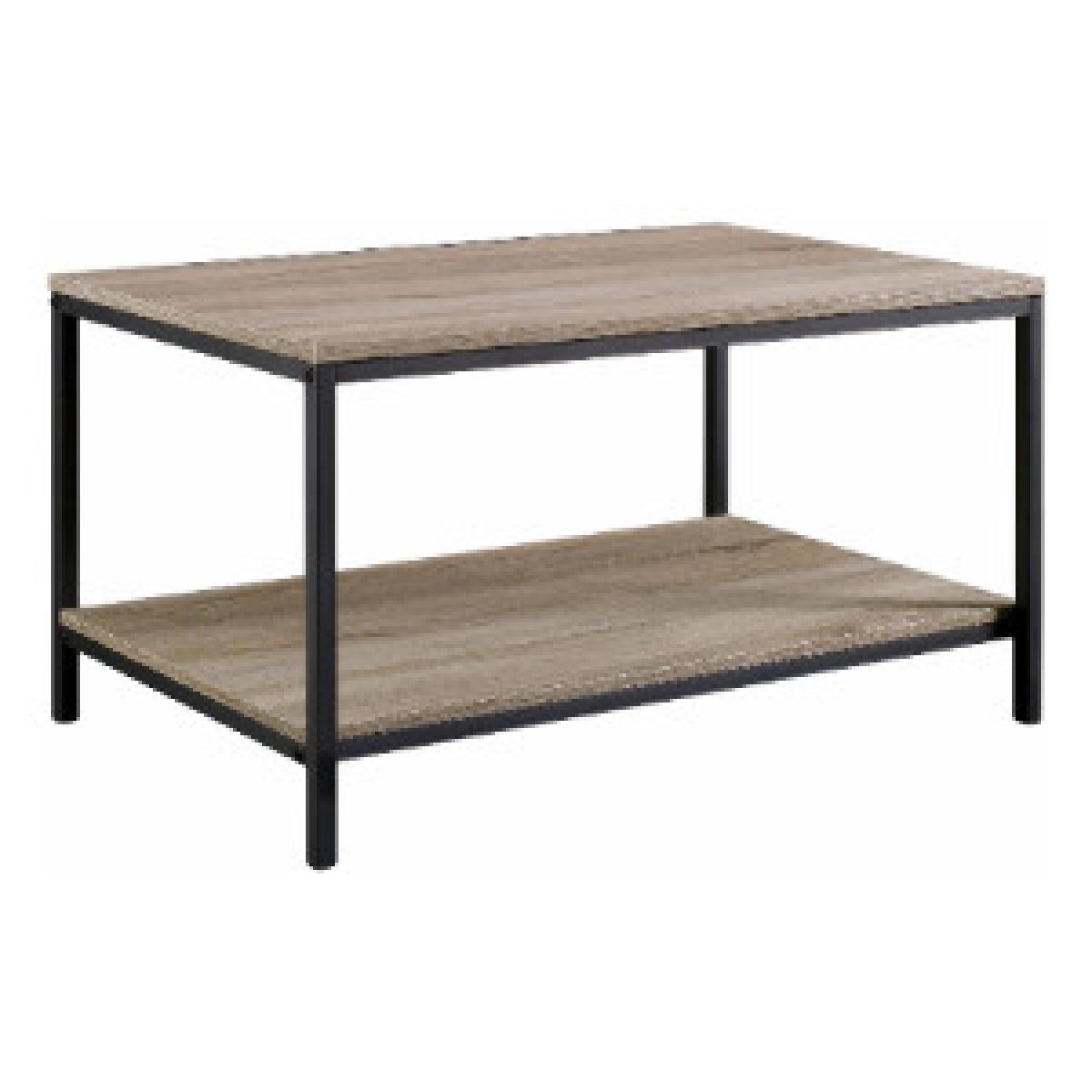 Industrial Style Coffee Table - Smoked Oak – image 5