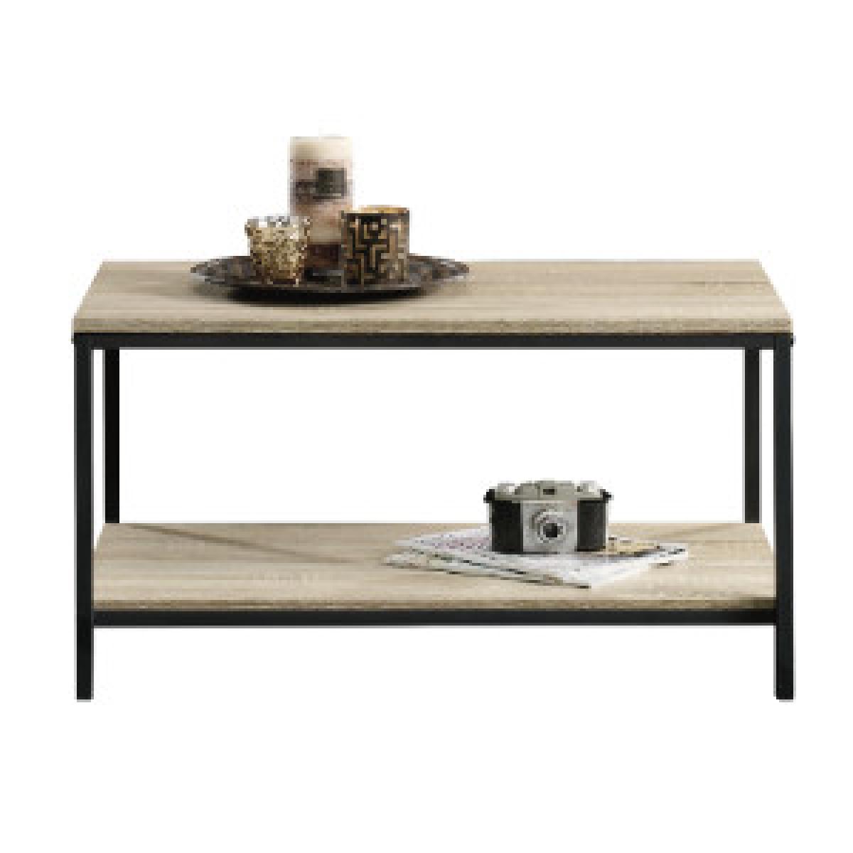 Industrial Style Coffee Table - Smoked Oak – image 6