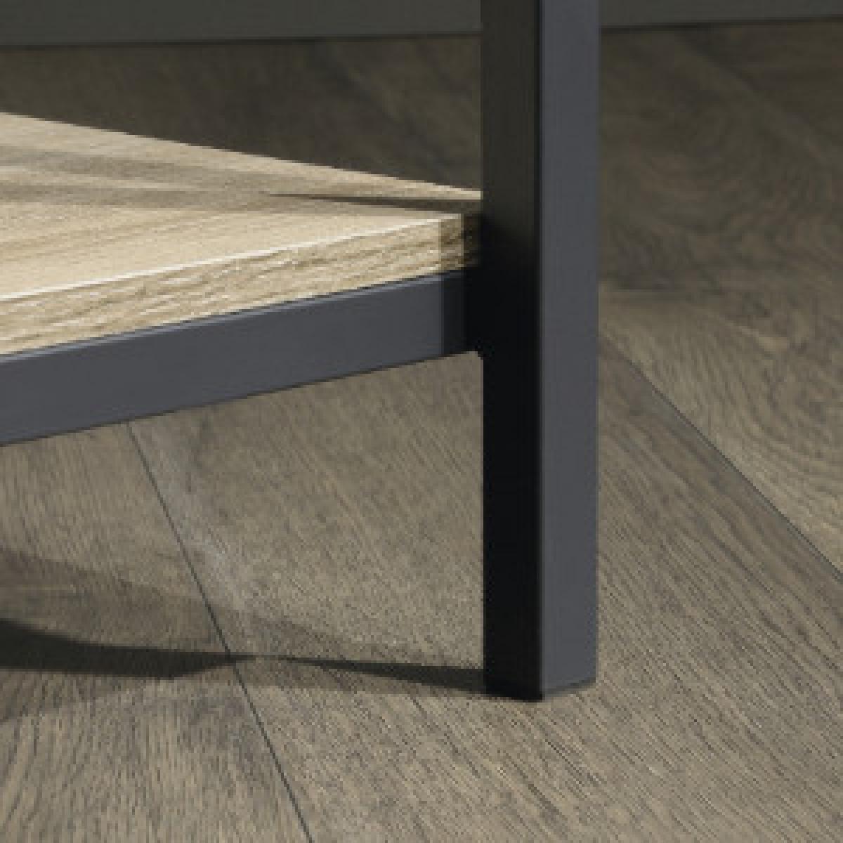 Industrial Style Coffee Table - Smoked Oak – image 8
