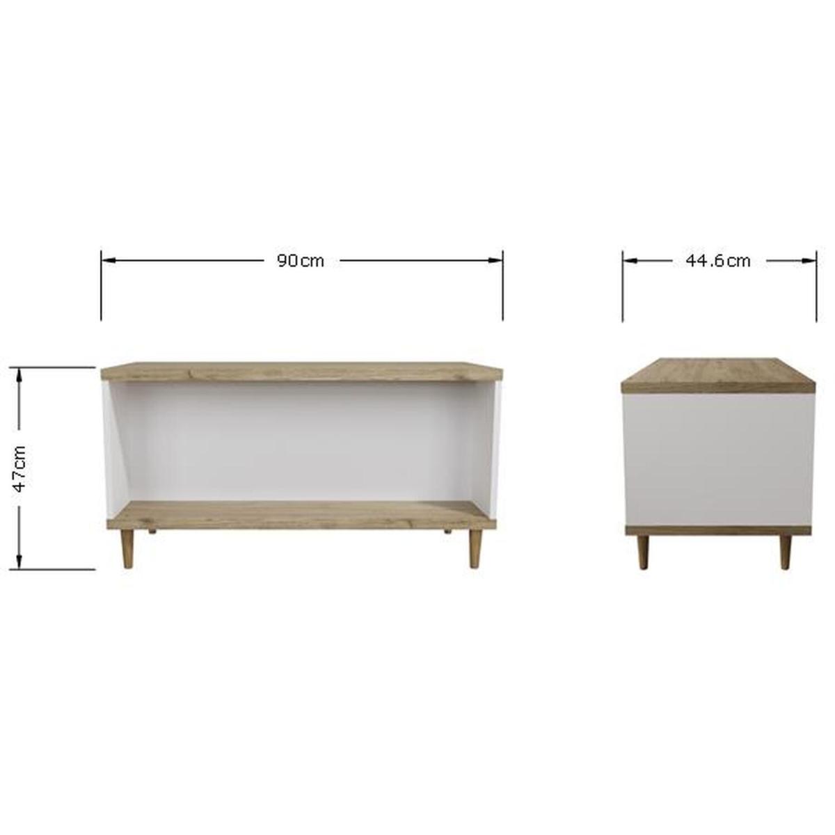 Presto Coffee Table - Quick Assembly - Vienna Oak - Vienna Oak – image 2
