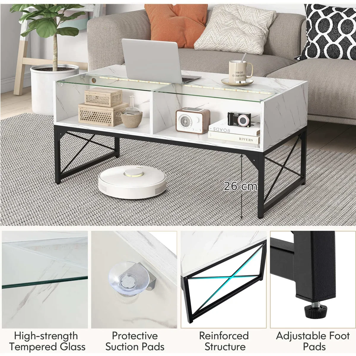 Costway White - White – image 2