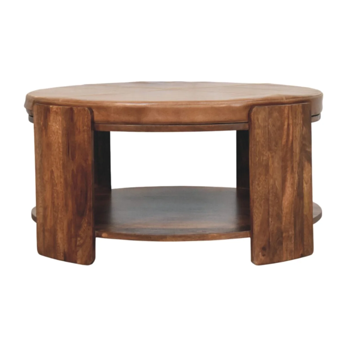 Savoy Leather Coffee Table - Brown – image 1