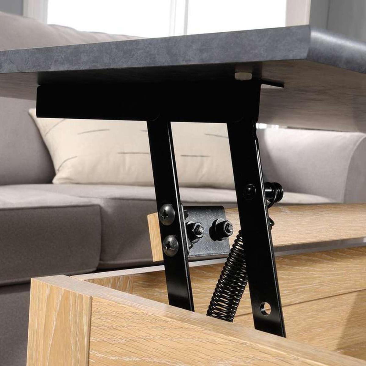 Home Study Lift Up Work / Coffee Table - Dover Oak – image 4