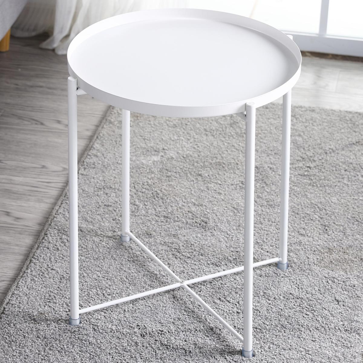 Small Round Coffee Table - White / 3.5kg – image 3