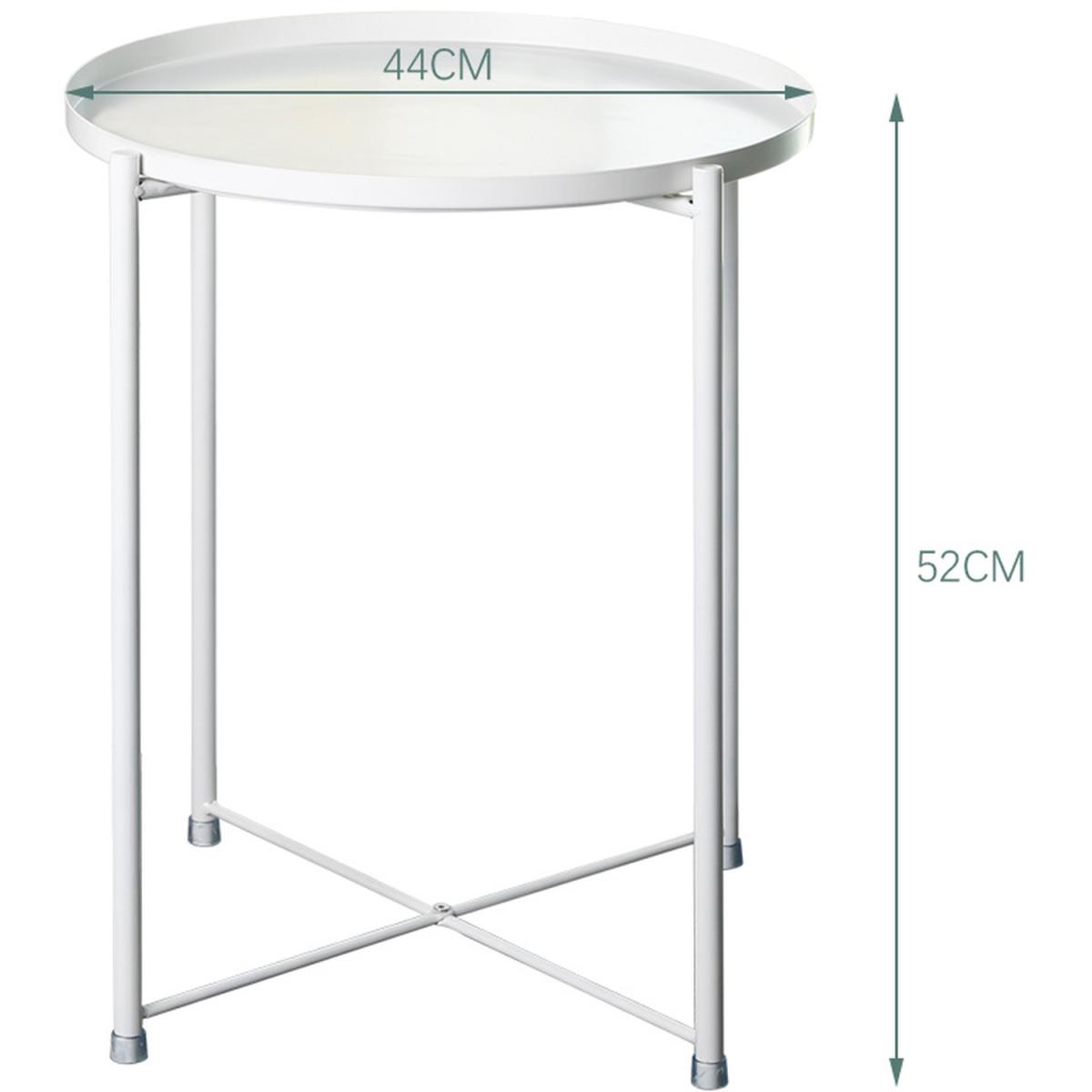 Small Round Coffee Table - White / 3.5kg – image 4