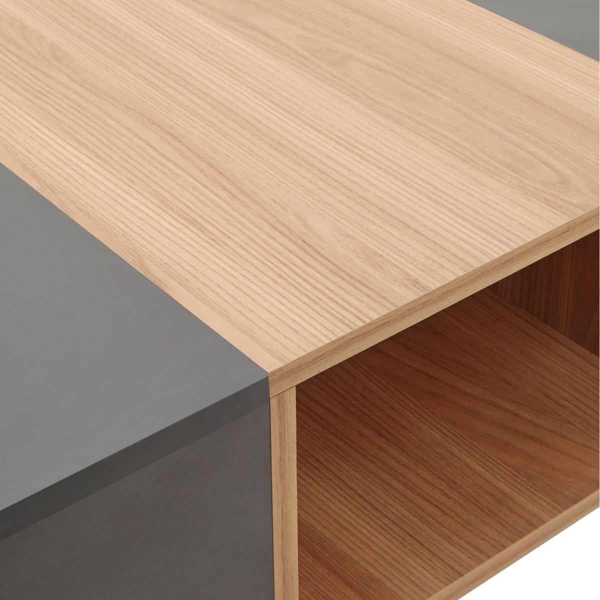 Modena Simple Coffee Table - Grey – image 3
