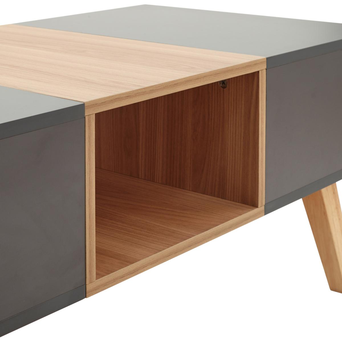 Modena Simple Coffee Table - Grey – image 5