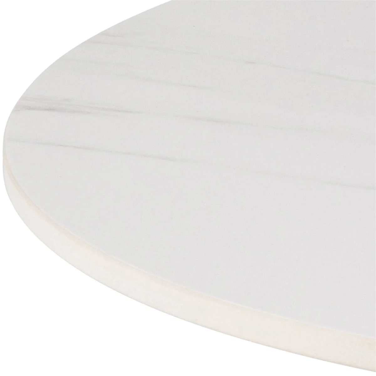 Malta Round Coffee Table 60X45Cm - White – image 3