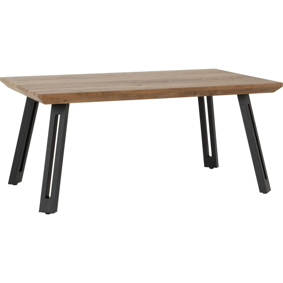 Quebec Straight Edge Coffee Table - Medium Oak Effect – image 2