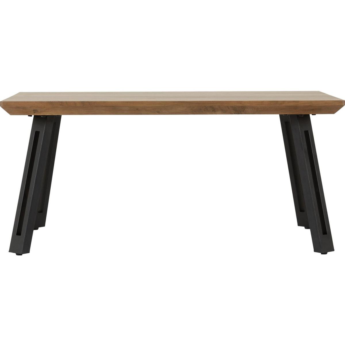Quebec Straight Edge Coffee Table - Medium Oak Effect – image 3