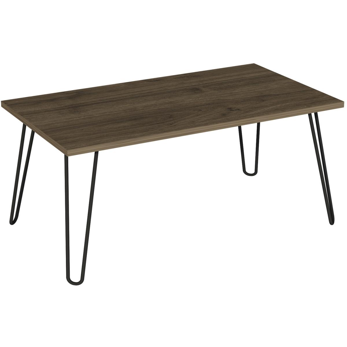 Otello Coffee Table with Metal Legs - Walnut – image 4