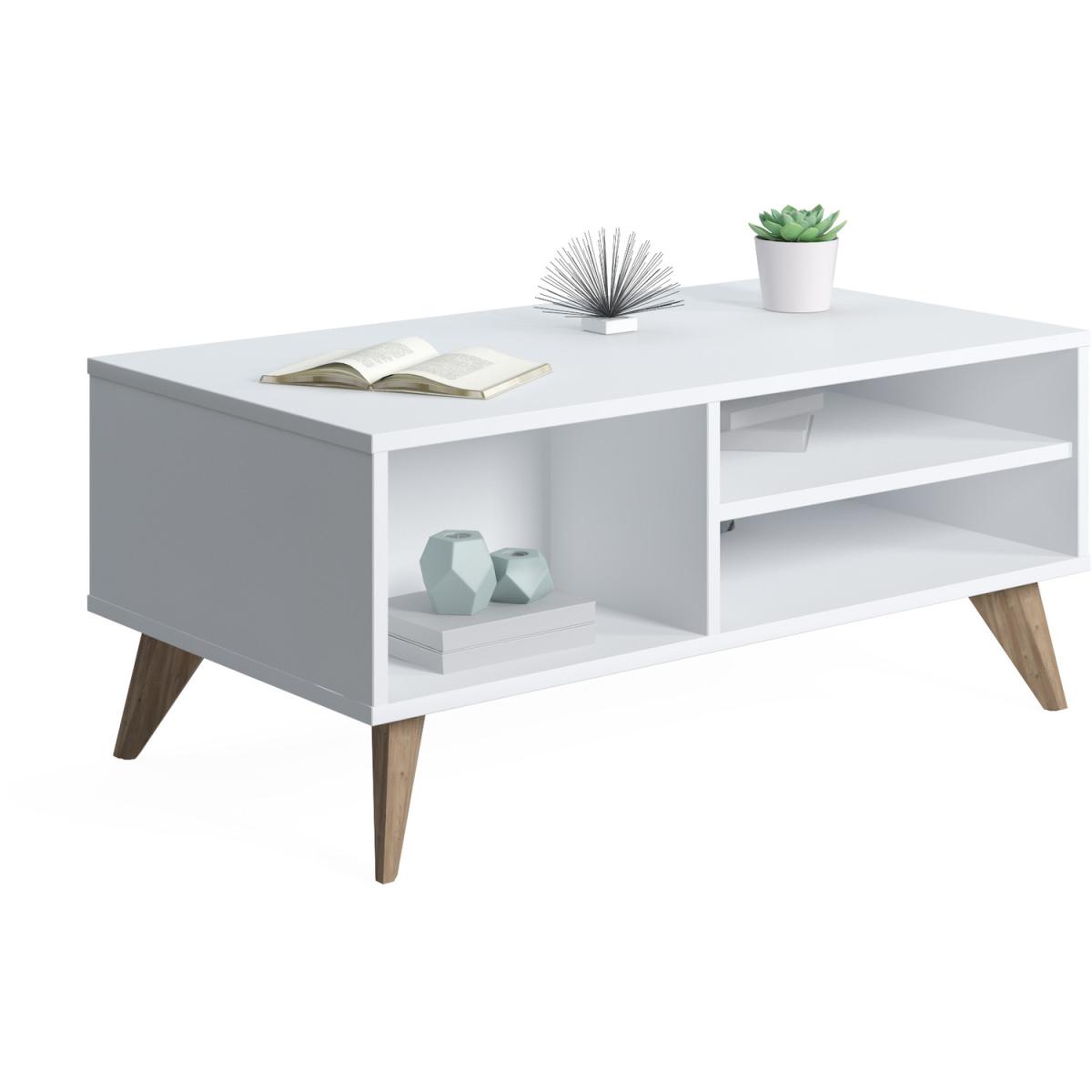 Lika Coffee Table with Storage by Ruumstore - Opaque White – image 3