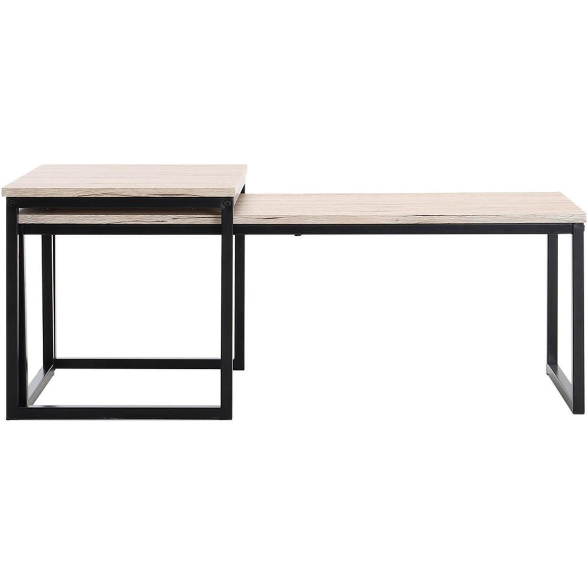 Open Rectangle Coffee Table - Light Yellow – image 2