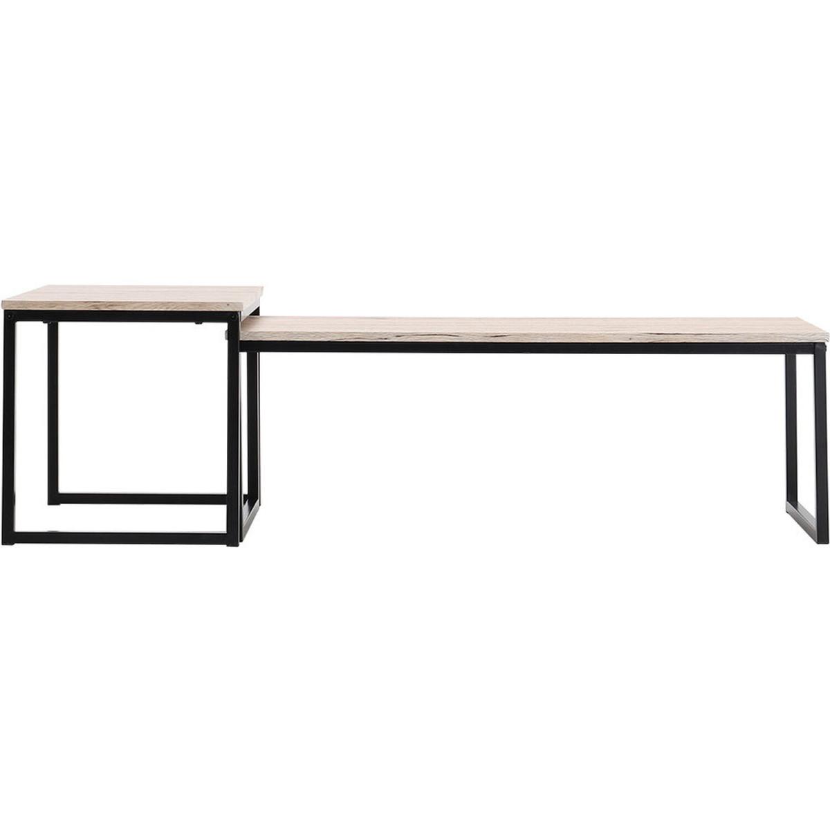 Open Rectangle Coffee Table - Light Yellow – image 12