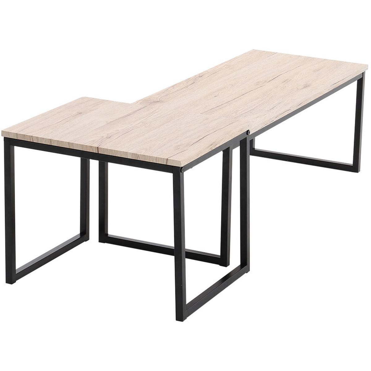 Open Rectangle Coffee Table - Light Yellow – image 4
