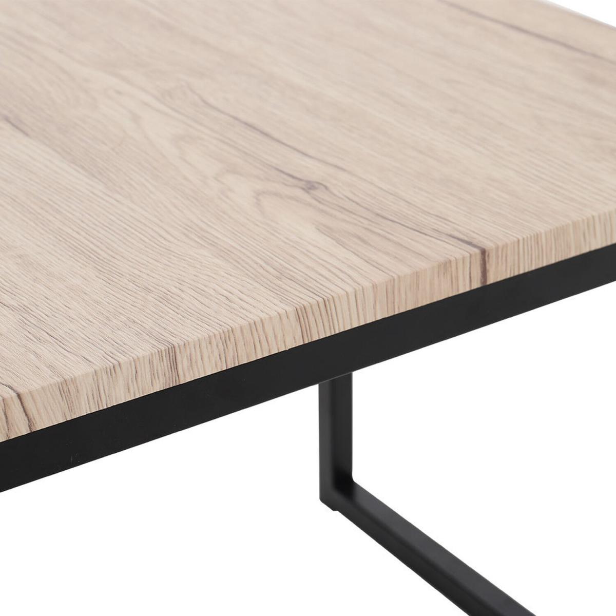 Open Rectangle Coffee Table - Light Yellow – image 5