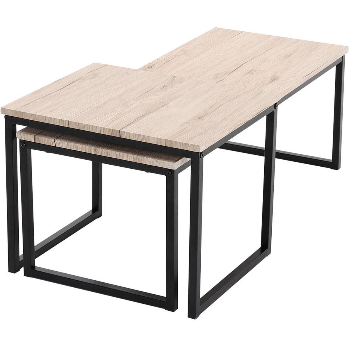 Open Rectangle Coffee Table - Light Yellow – image 10