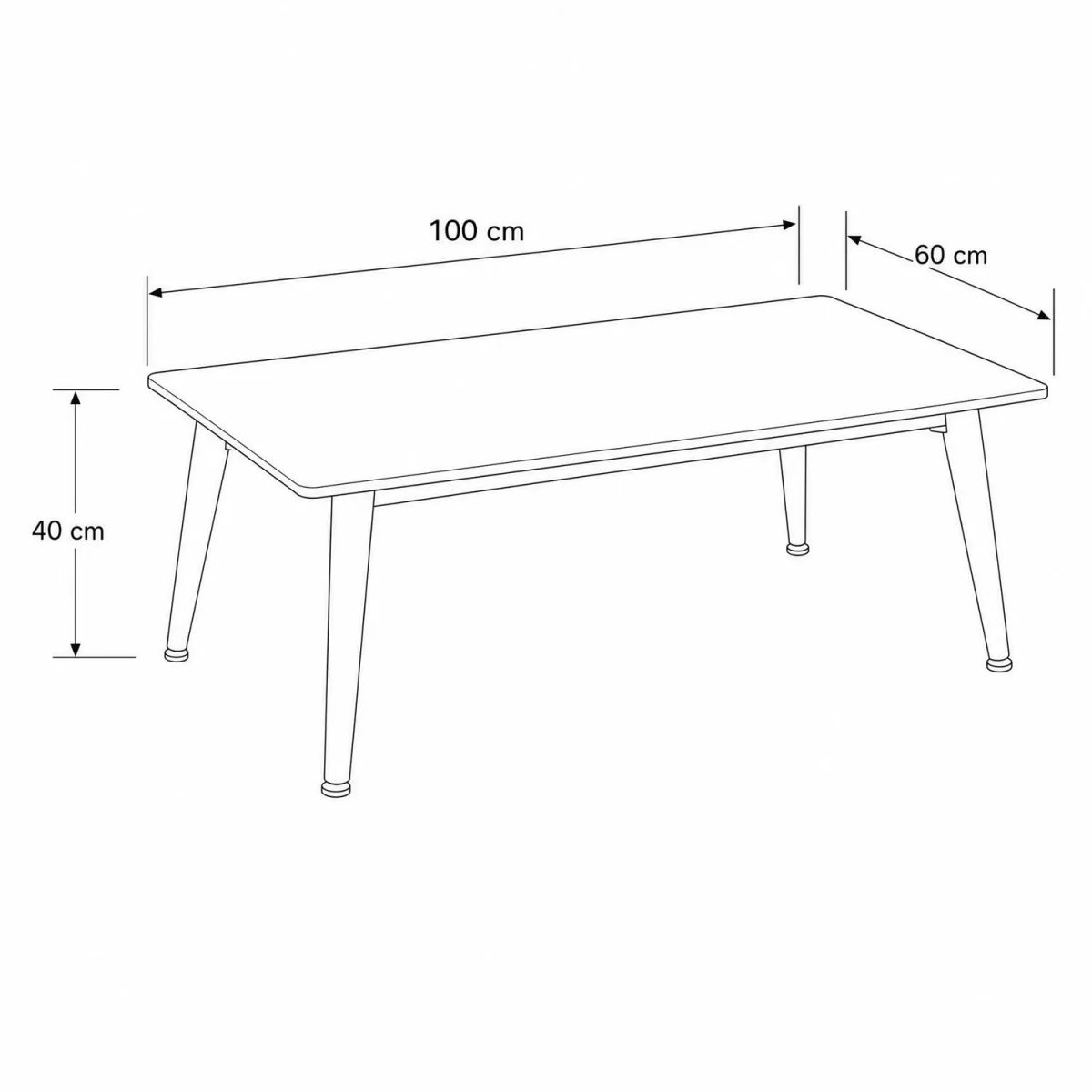 FWStyle Monaco Coffee Table Sintered Stone Heat Scratch Resistant - Grey – image 6