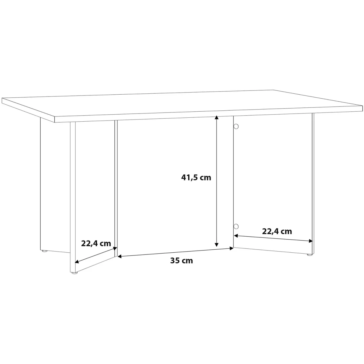 Karon Coffee Table in Sonoma Oak - Sonoma Oak – image 5