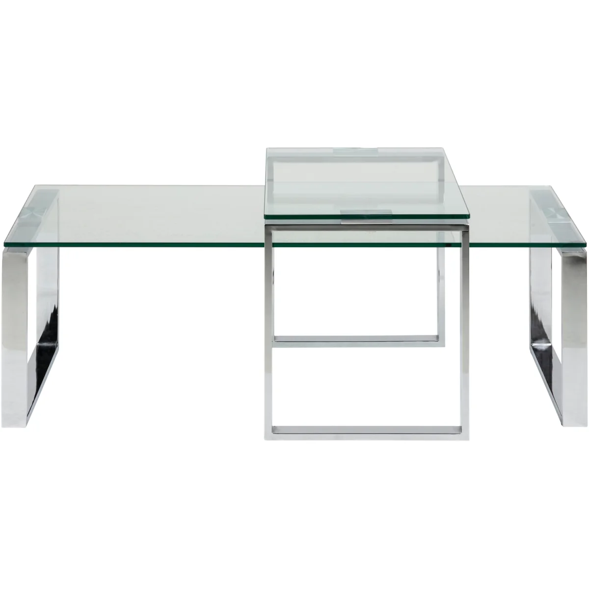 Katrine Coffee Table Set with Glass Top - Glass – image 3