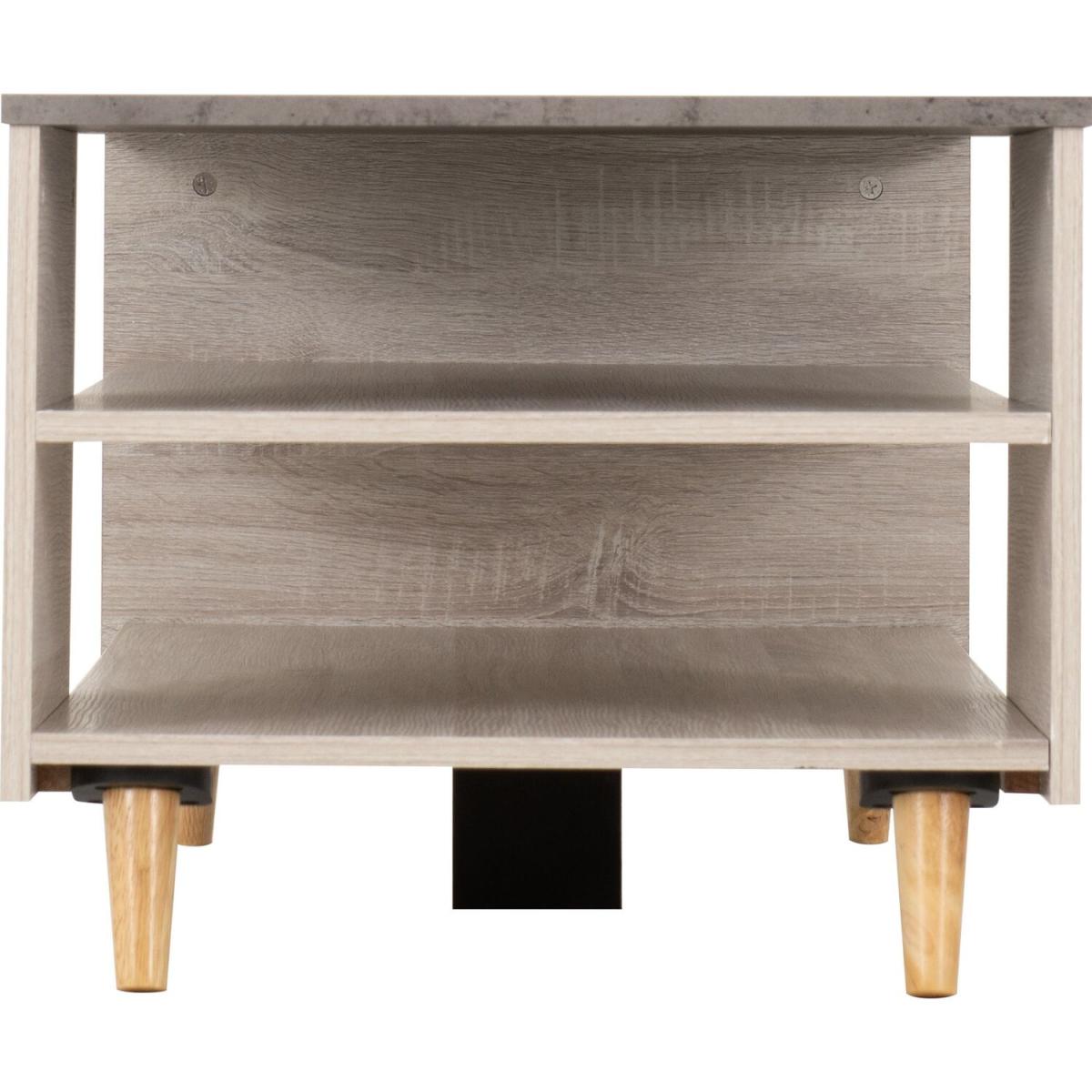 Aspen Coffee Table - White Oak/ Stone Effect – image 4