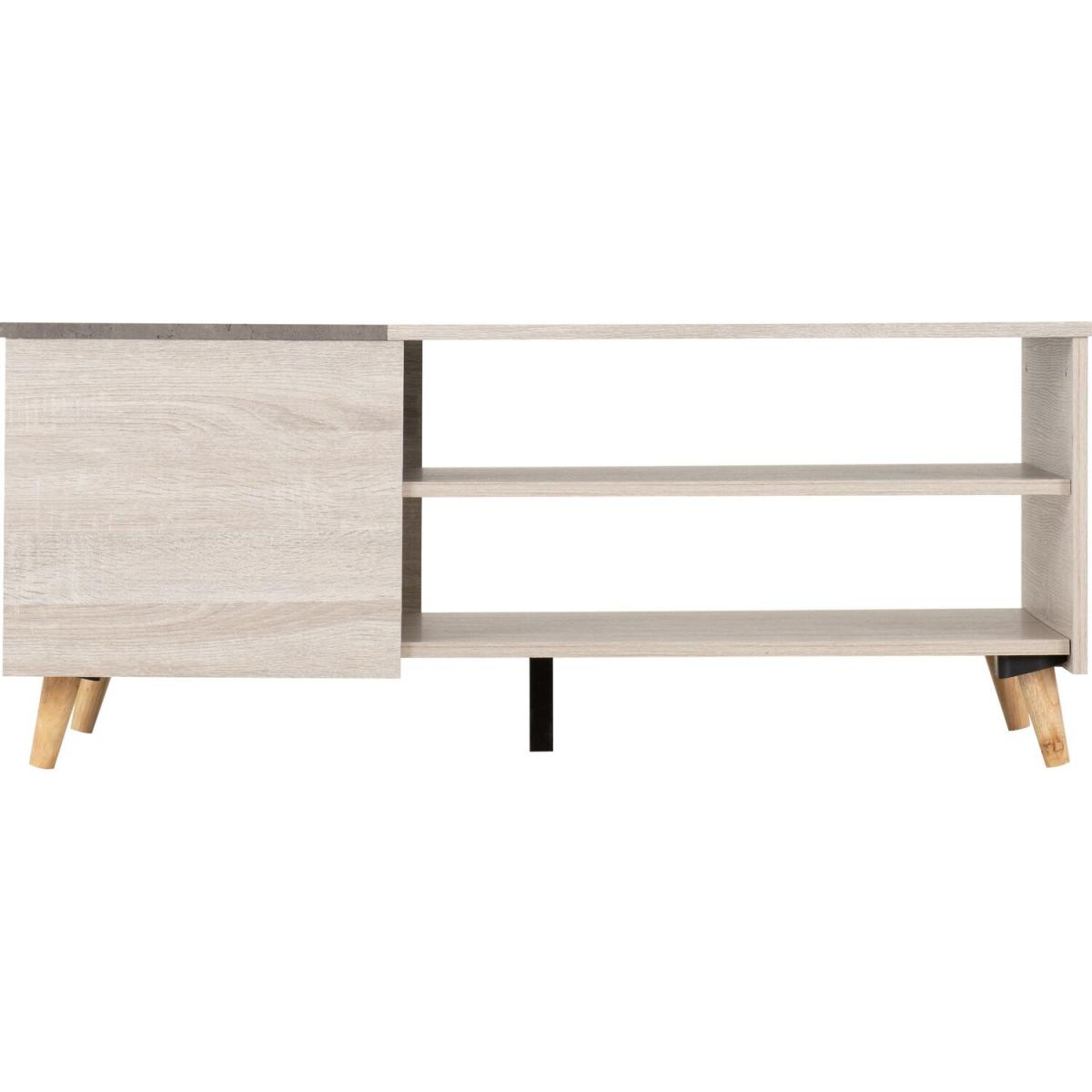 Aspen Coffee Table - White Oak/ Stone Effect – image 5