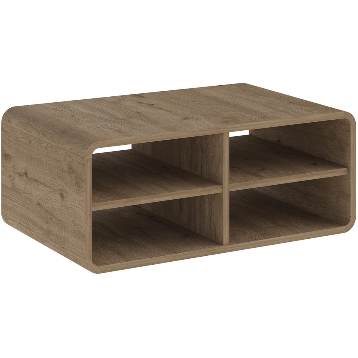 Decortie Rovel Open Shelf Coffee Table - Natural Oak – image 2