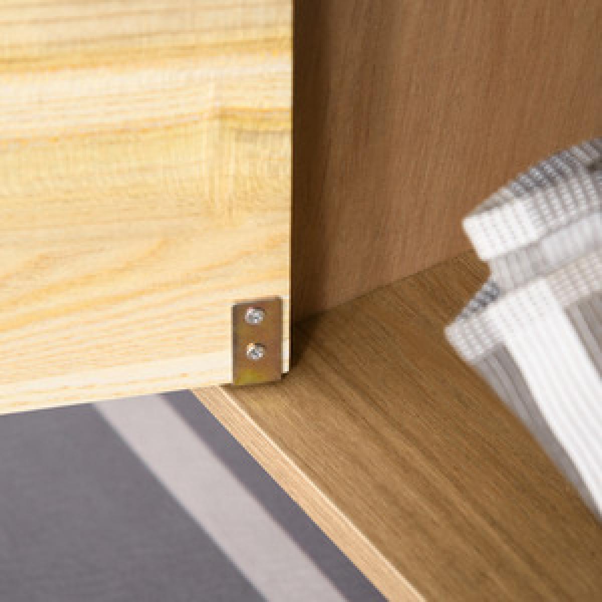 Modern Coffee Table With Storage Shelf - Nature Wood – image 8