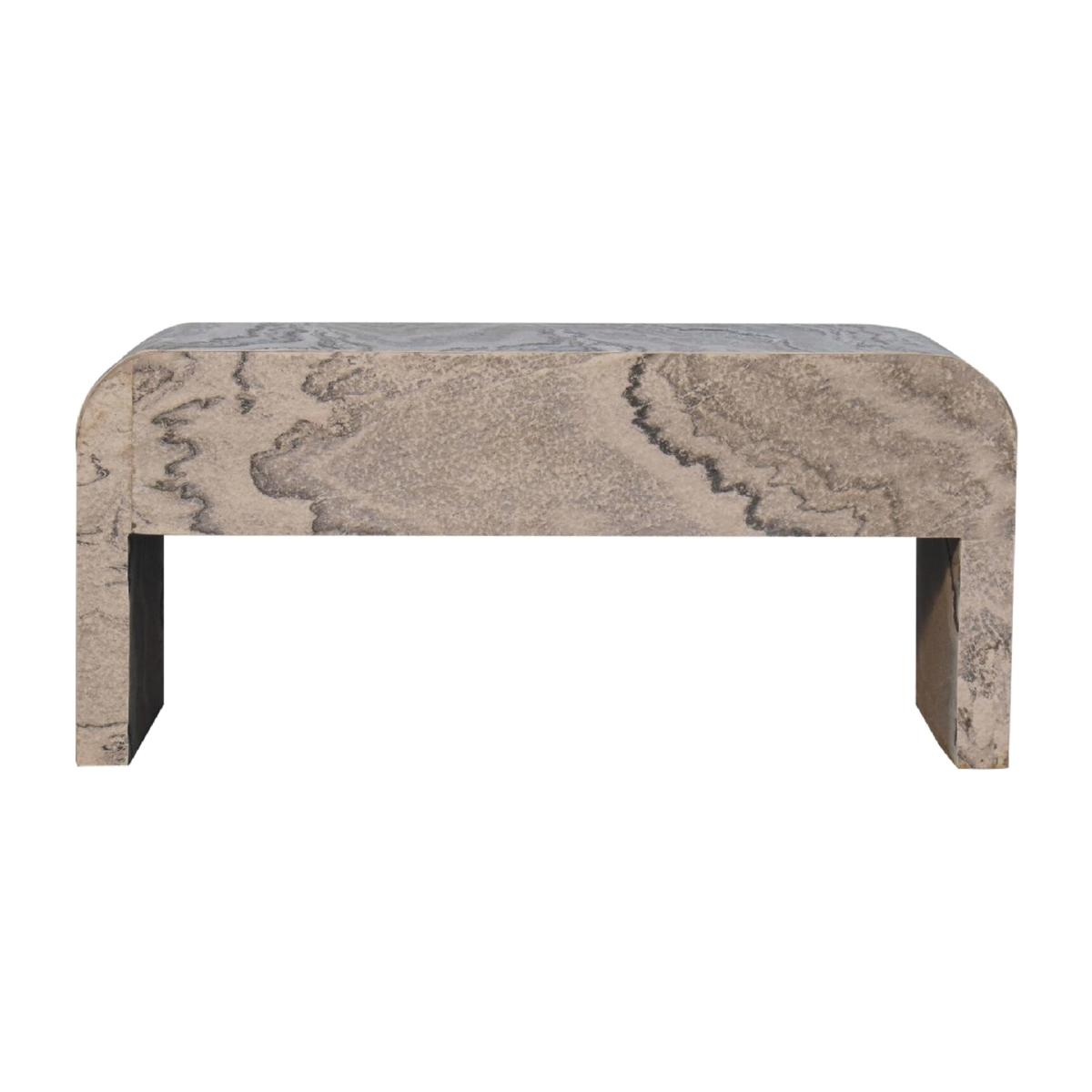 Luxury Media Unit with Brass Knob and Drawers - Oak Finish Effects