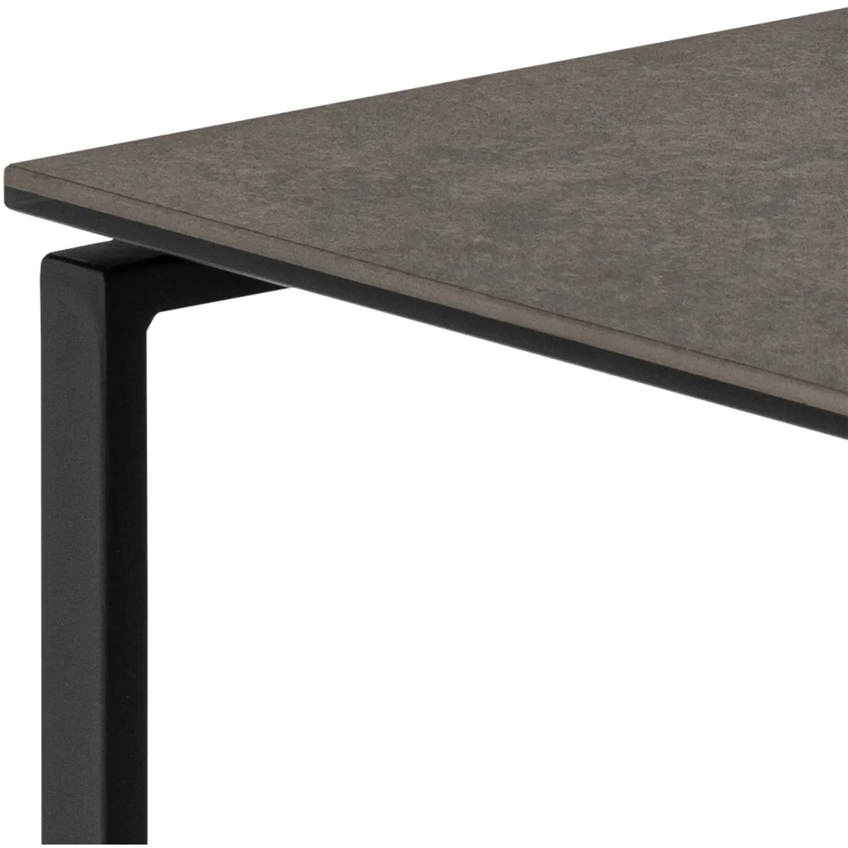 Katrine Square Coffee Table Set in Ceramic Black - Black – image 6