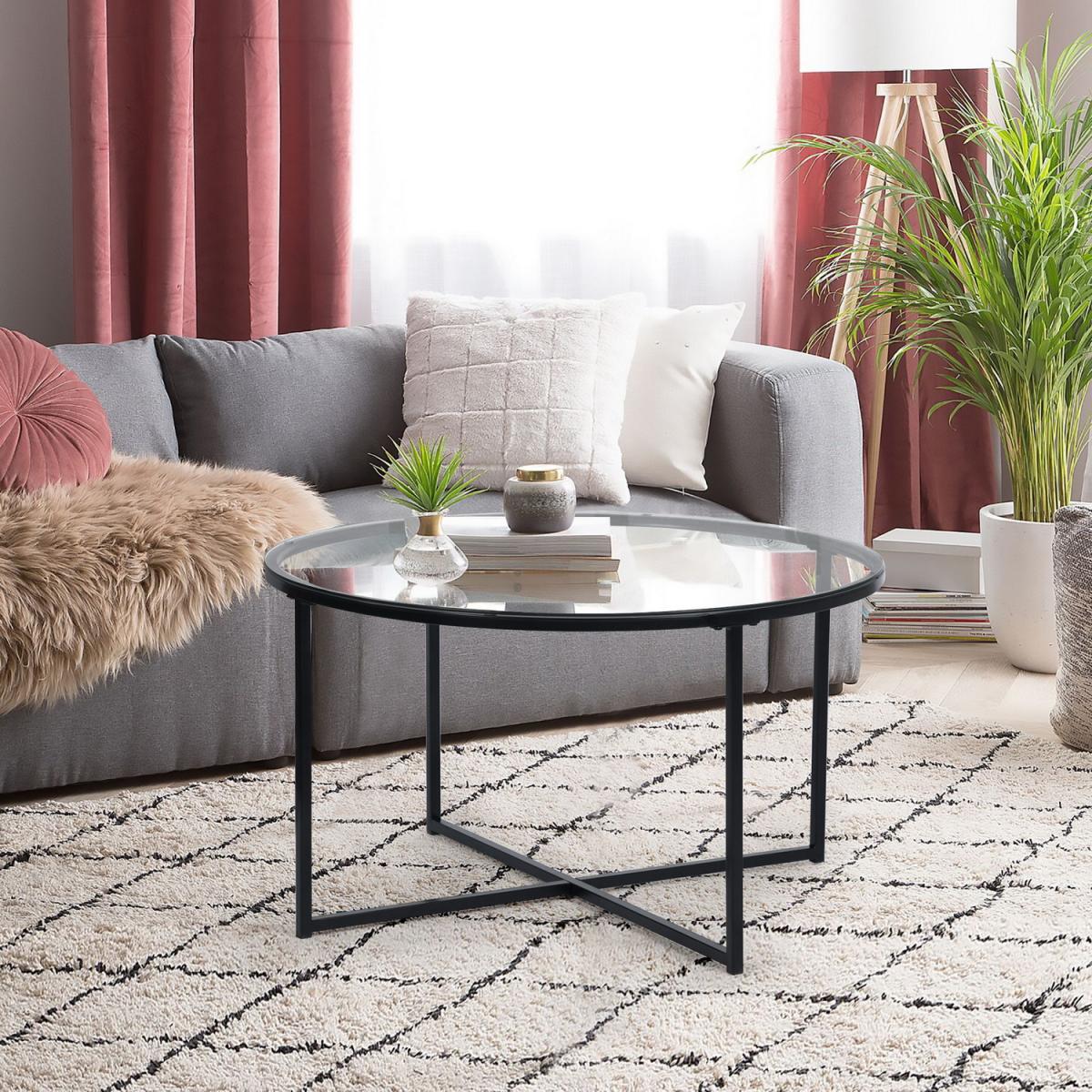 Inma Round Coffee Table - Black – image 1