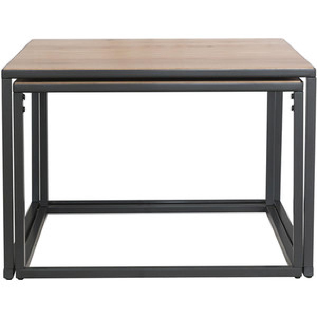 Boston Nest Of 2 Square Coffee Tables – image 5