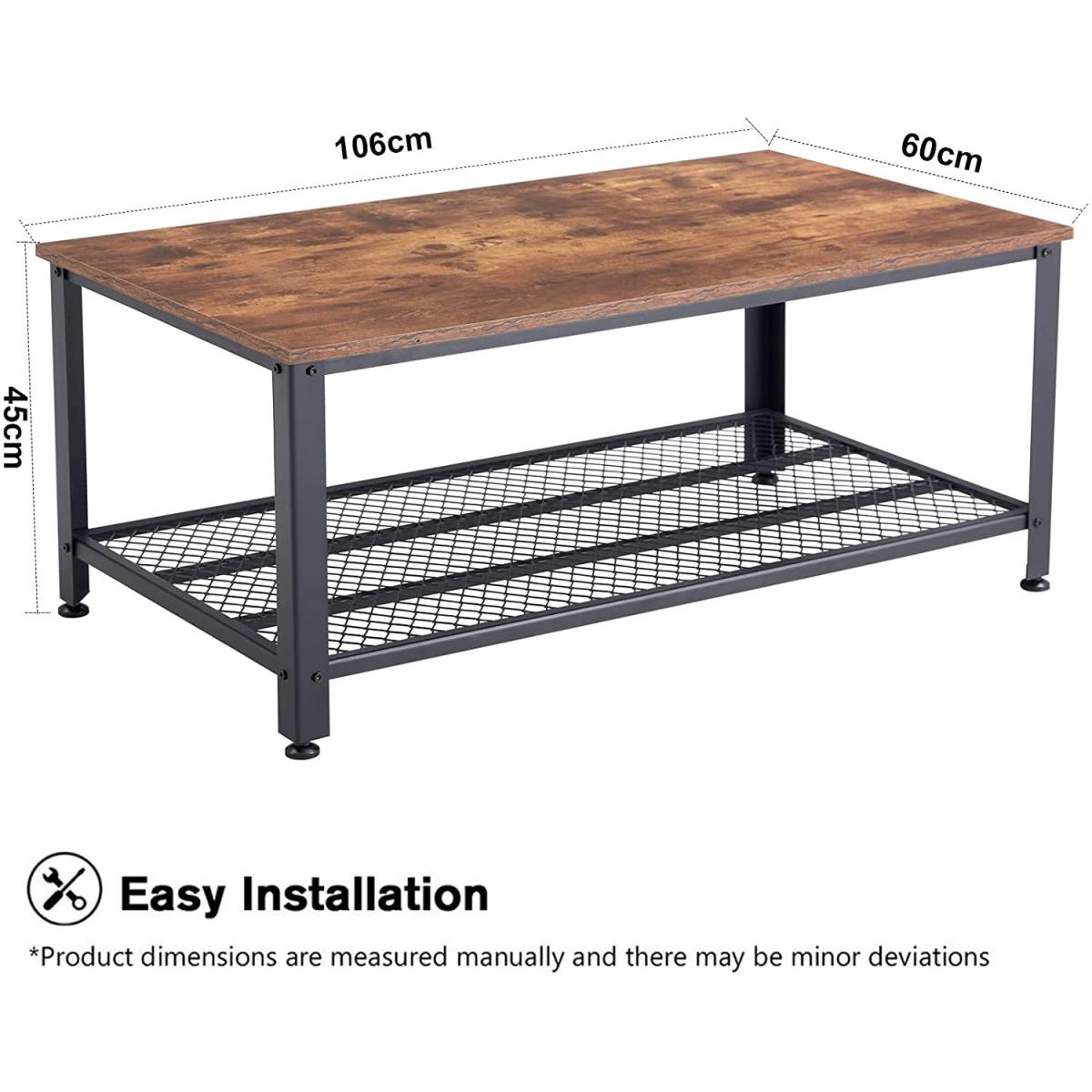 Dripex Coffee Table - Brown – image 3
