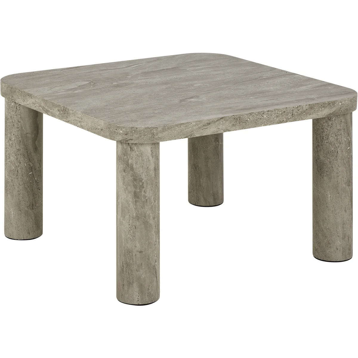 Solano Square Coffee Table in Grey 60 x 60 cm - Grey – image 3