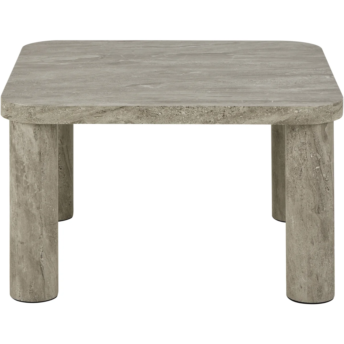 Solano Square Coffee Table in Grey 60 x 60 cm - Grey – image 4