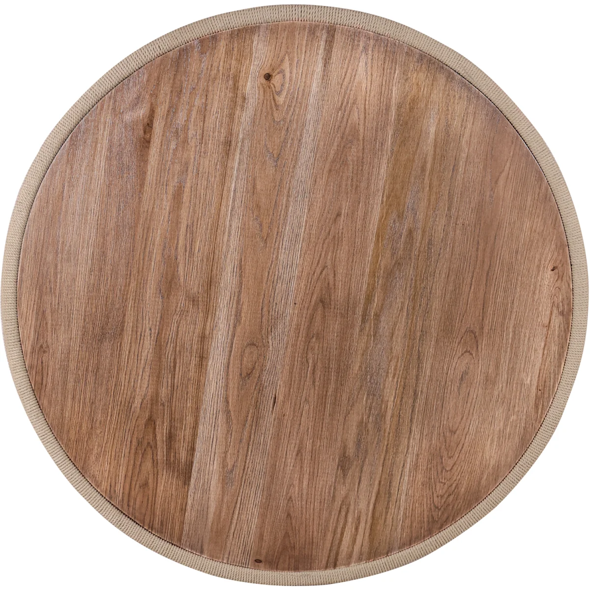 Large Round Rope Design Coffee Table - Natural – image 5